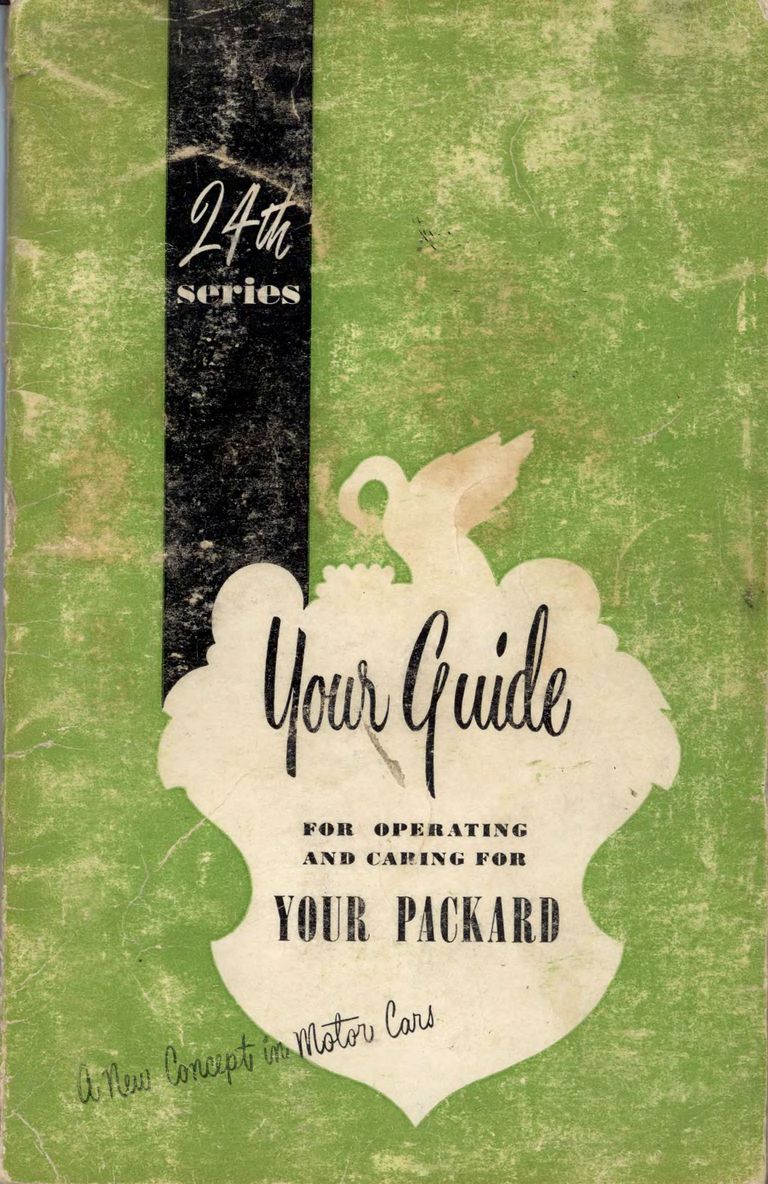1951 Packard Owners Manual